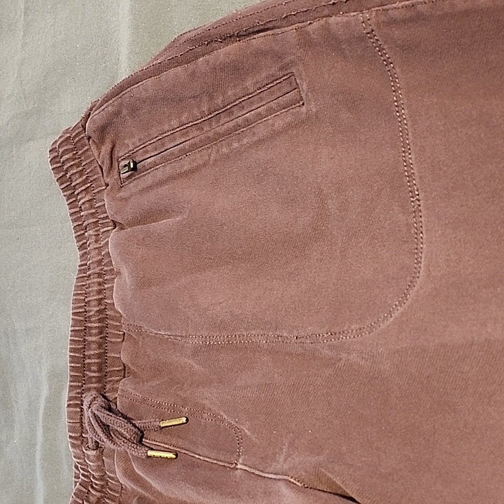 Ascend Burgandy Ribbed Pants - Picture 4 of 11